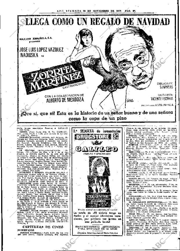 ABC MADRID 28-11-1975 página 81