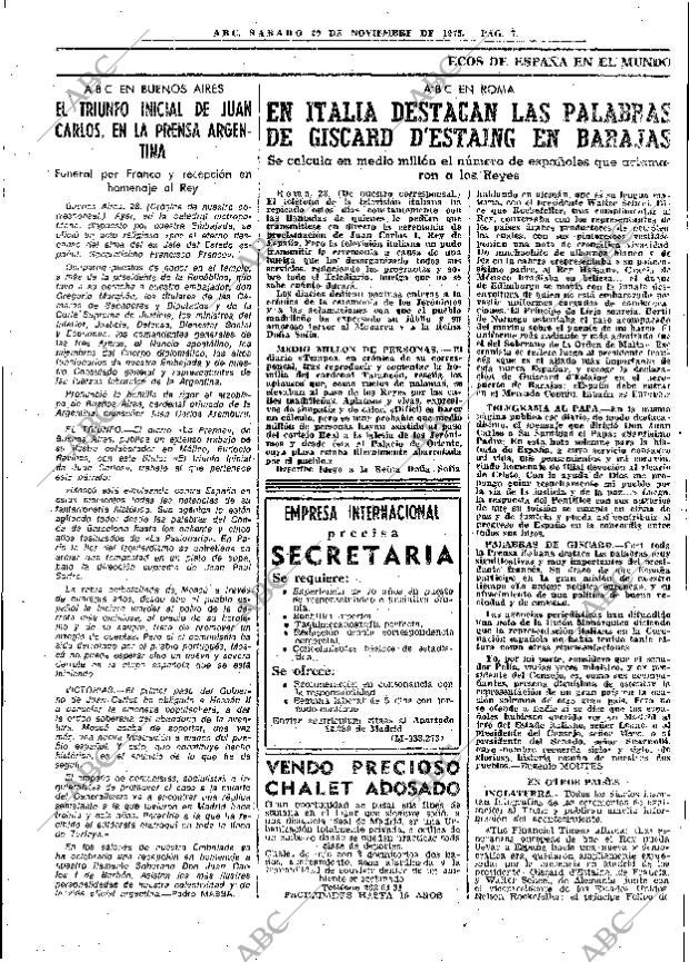 ABC MADRID 29-11-1975 página 23