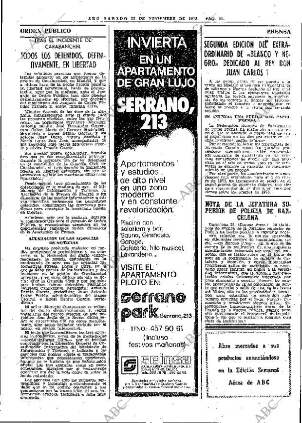 ABC MADRID 29-11-1975 página 27