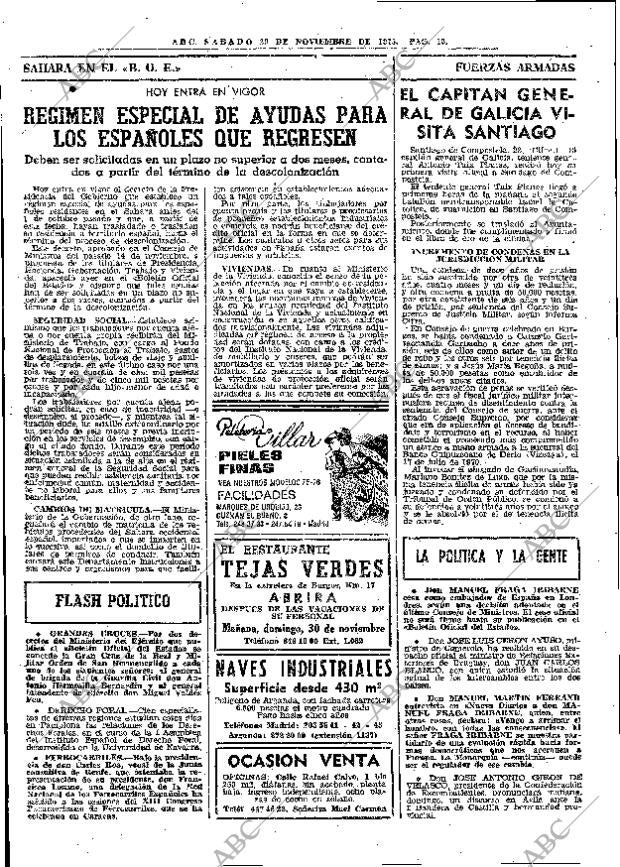 ABC MADRID 29-11-1975 página 28