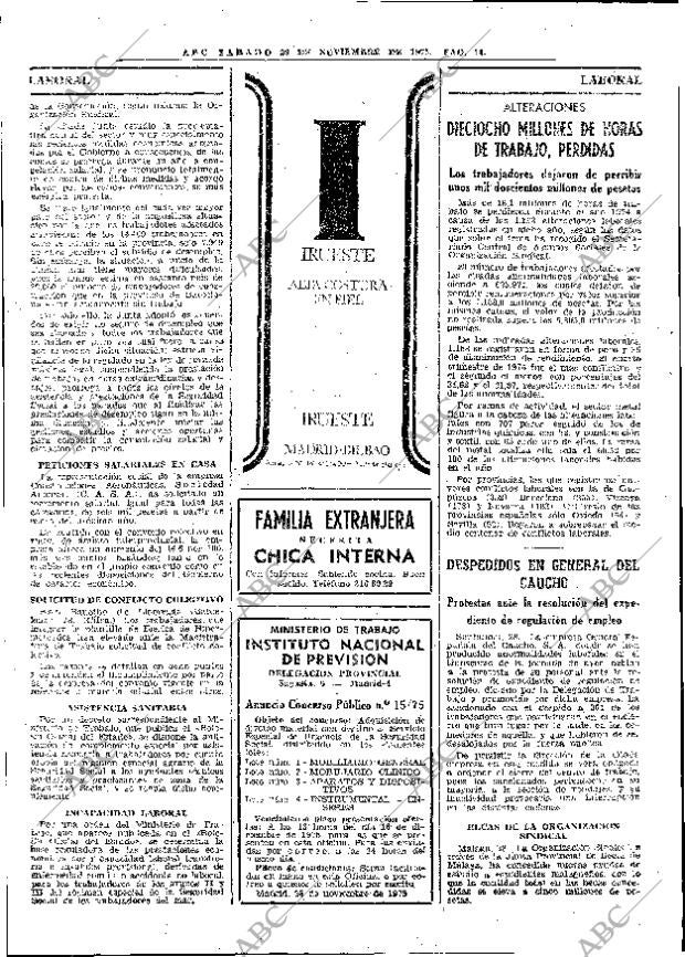 ABC MADRID 29-11-1975 página 30