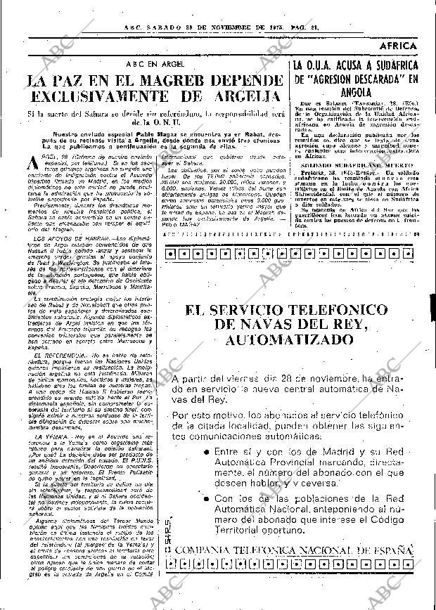 ABC MADRID 29-11-1975 página 37