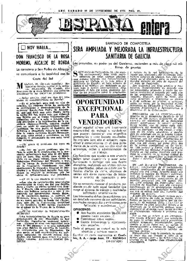 ABC MADRID 29-11-1975 página 43