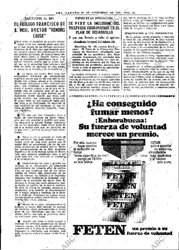 ABC MADRID 29-11-1975 página 45