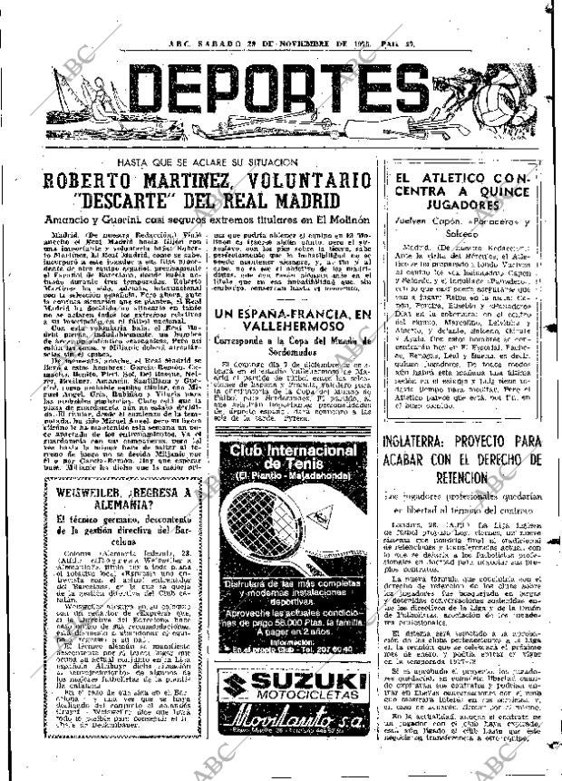 ABC MADRID 29-11-1975 página 73