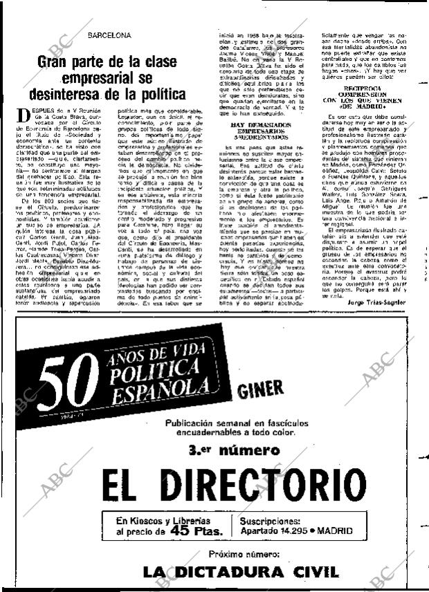 BLANCO Y NEGRO MADRID 29-11-1975 página 34