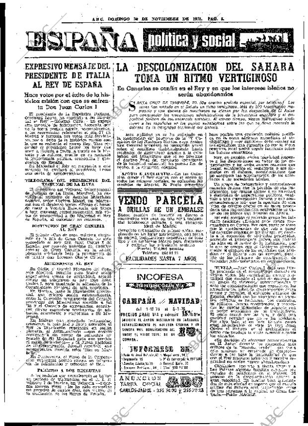ABC MADRID 30-11-1975 página 21