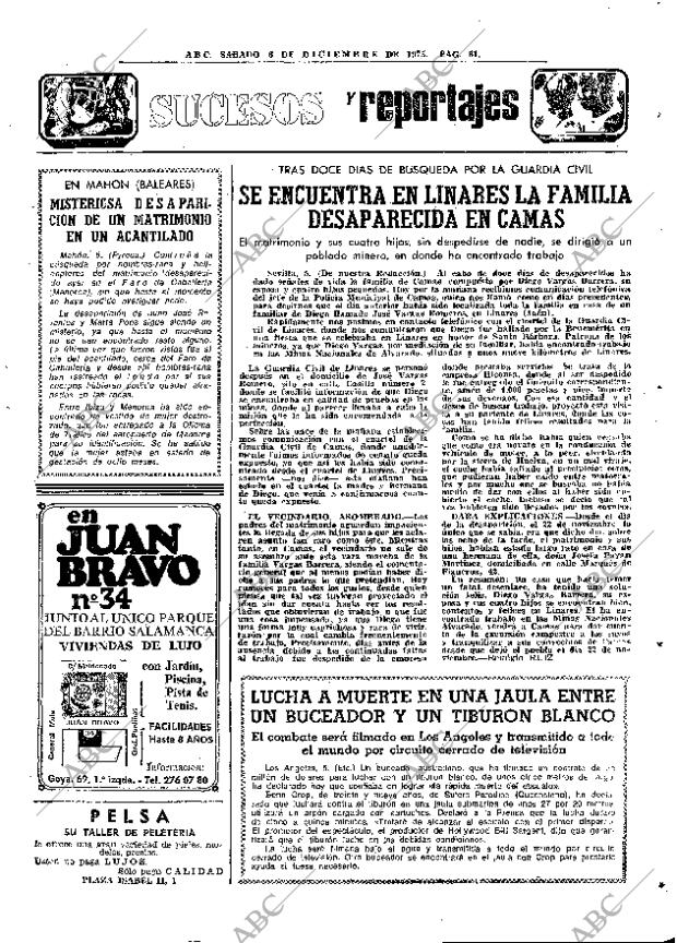 ABC MADRID 06-12-1975 página 85