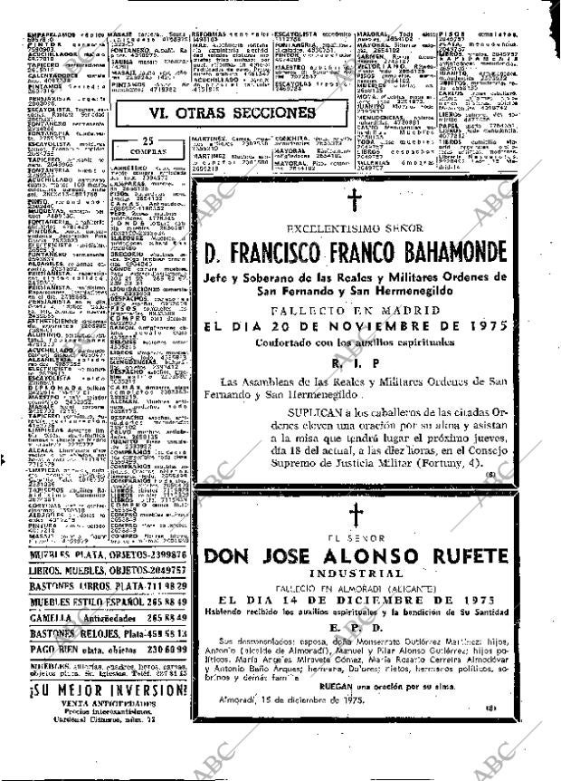 ABC MADRID 16-12-1975 página 104