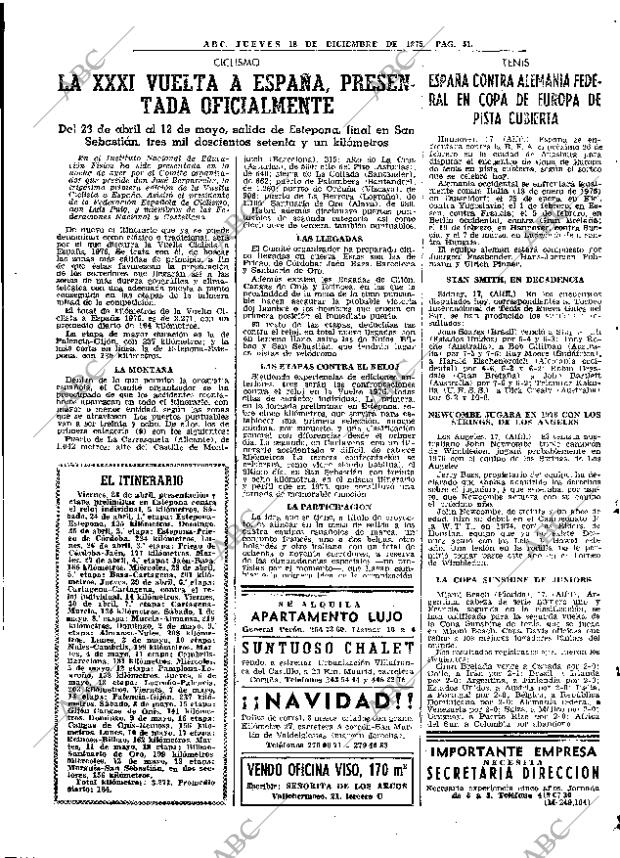 ABC MADRID 18-12-1975 página 67