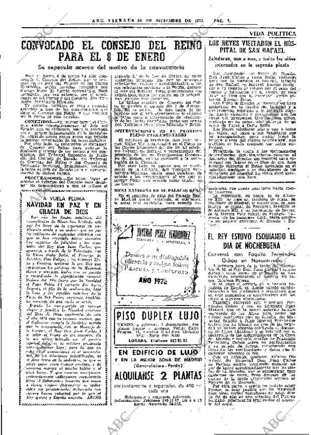 ABC MADRID 26-12-1975 página 23