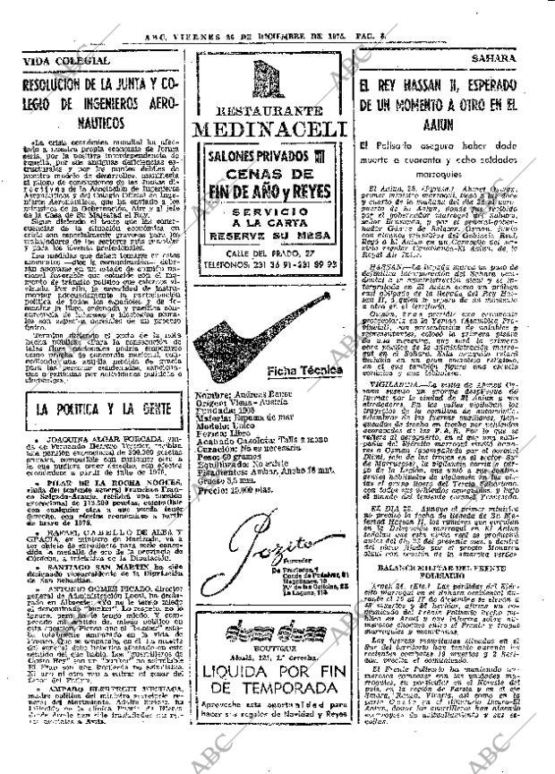 ABC MADRID 26-12-1975 página 24