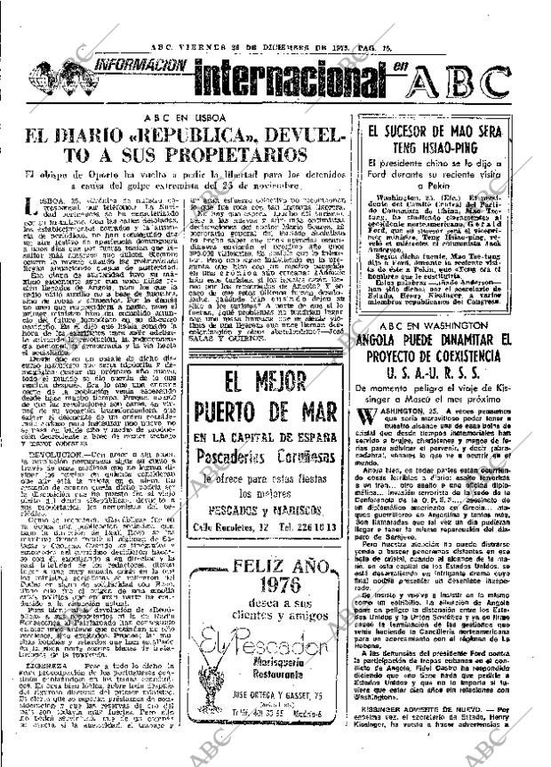 ABC MADRID 26-12-1975 página 31