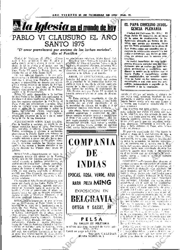ABC MADRID 26-12-1975 página 37