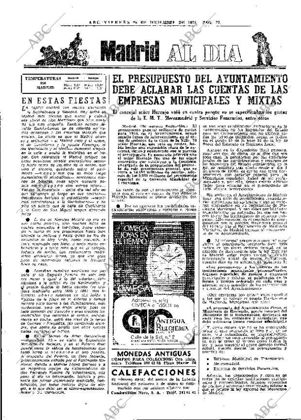 ABC MADRID 26-12-1975 página 43