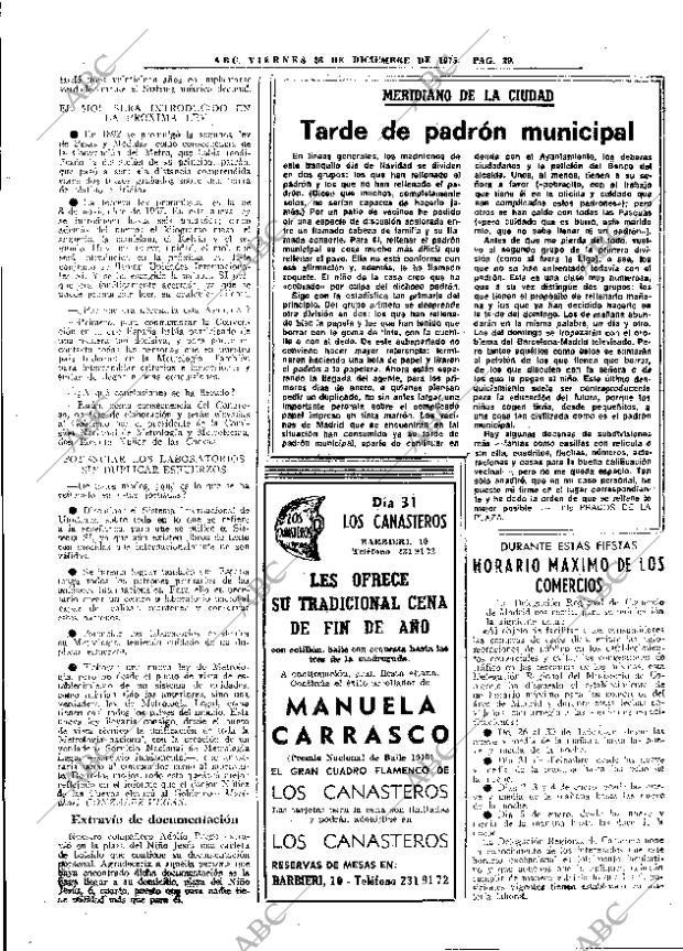 ABC MADRID 26-12-1975 página 45