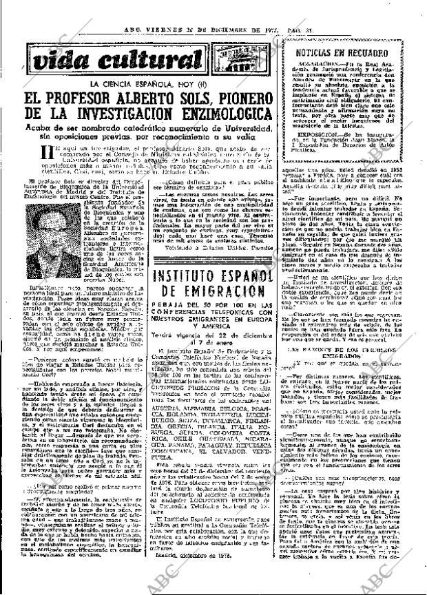 ABC MADRID 26-12-1975 página 47