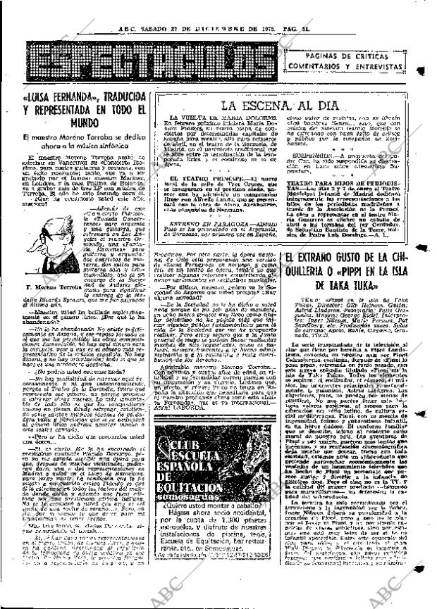 ABC MADRID 27-12-1975 página 67
