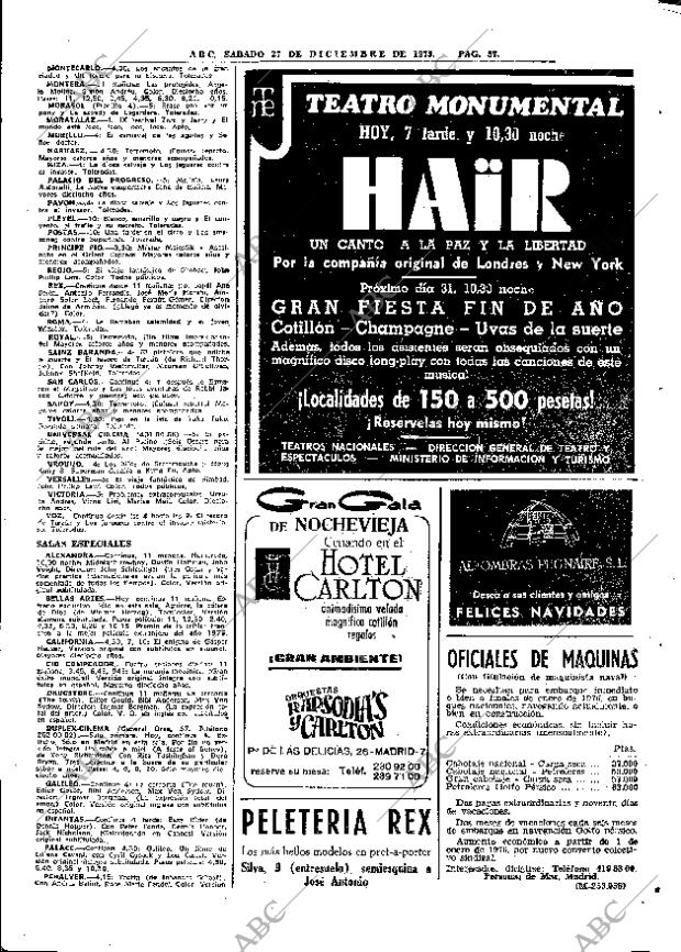 ABC MADRID 27-12-1975 página 73