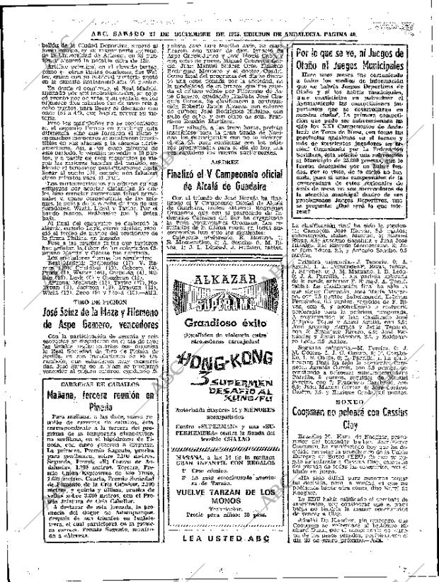 ABC SEVILLA 27-12-1975 página 48