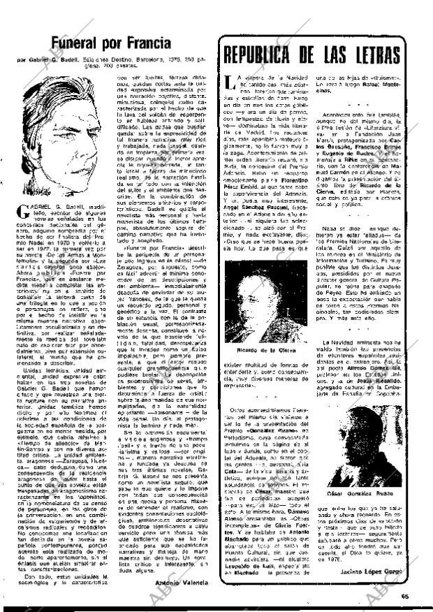 BLANCO Y NEGRO MADRID 27-12-1975 página 65