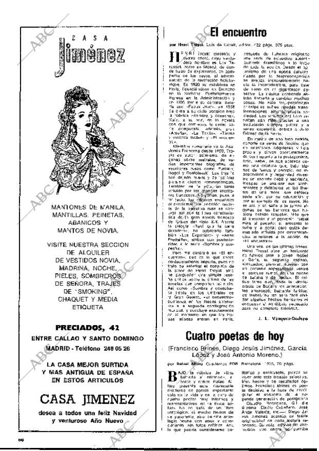 BLANCO Y NEGRO MADRID 27-12-1975 página 66