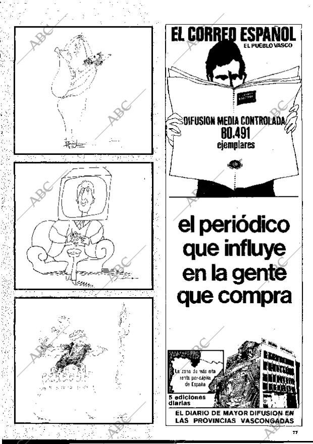 BLANCO Y NEGRO MADRID 27-12-1975 página 77