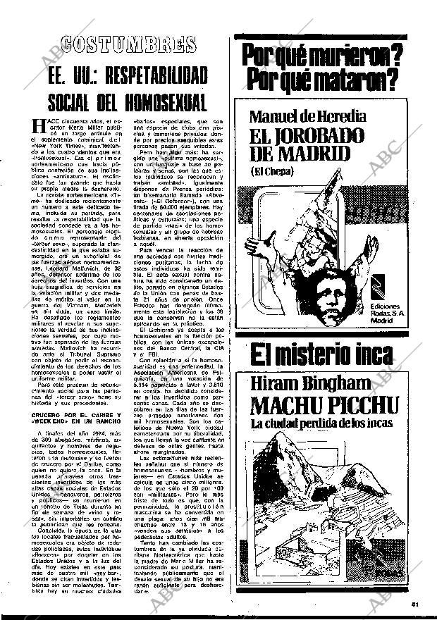 BLANCO Y NEGRO MADRID 27-12-1975 página 81