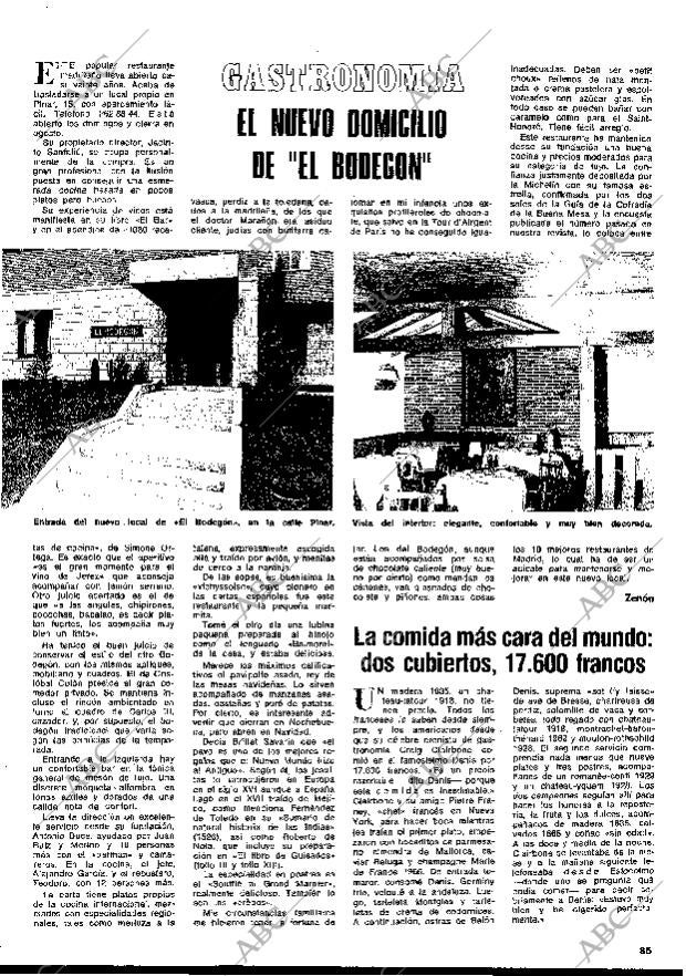 BLANCO Y NEGRO MADRID 27-12-1975 página 85