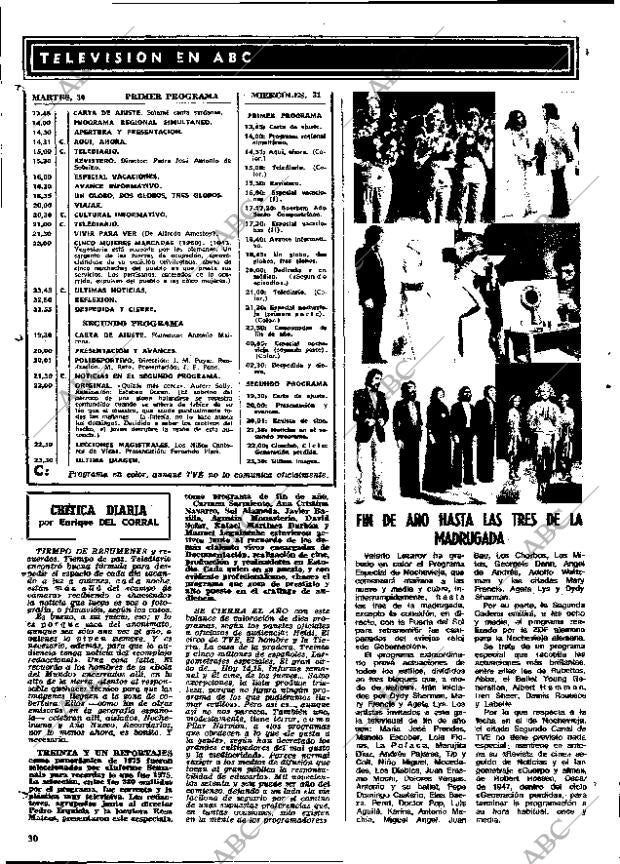 ABC MADRID 30-12-1975 página 110