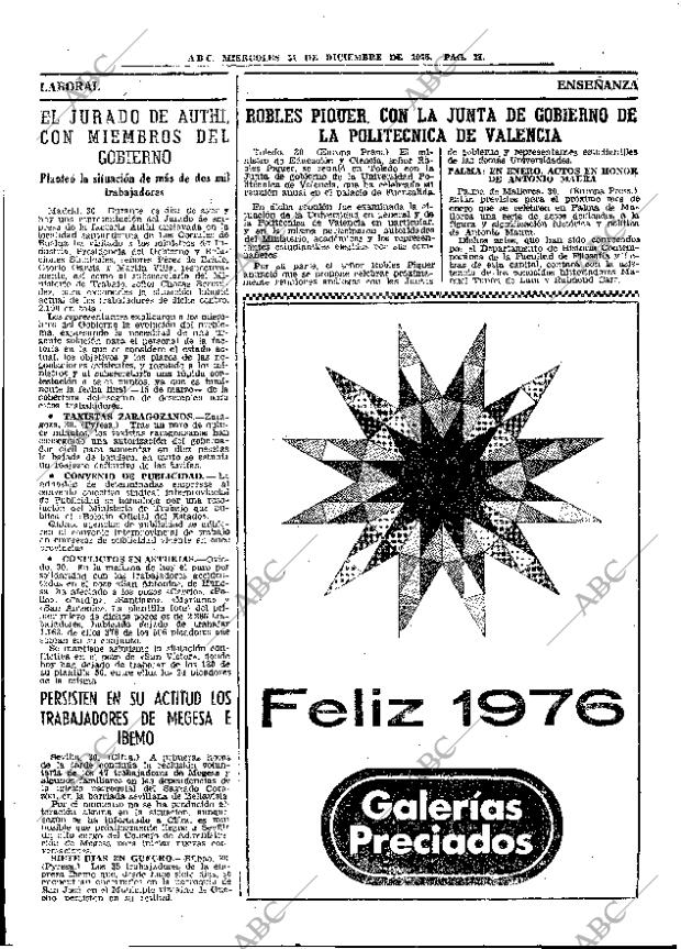 ABC MADRID 31-12-1975 página 25