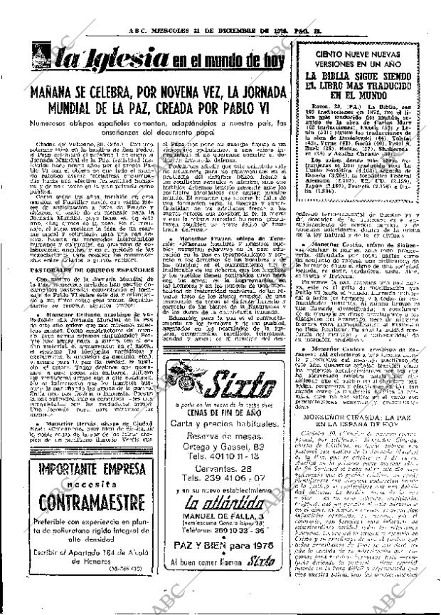 ABC MADRID 31-12-1975 página 33