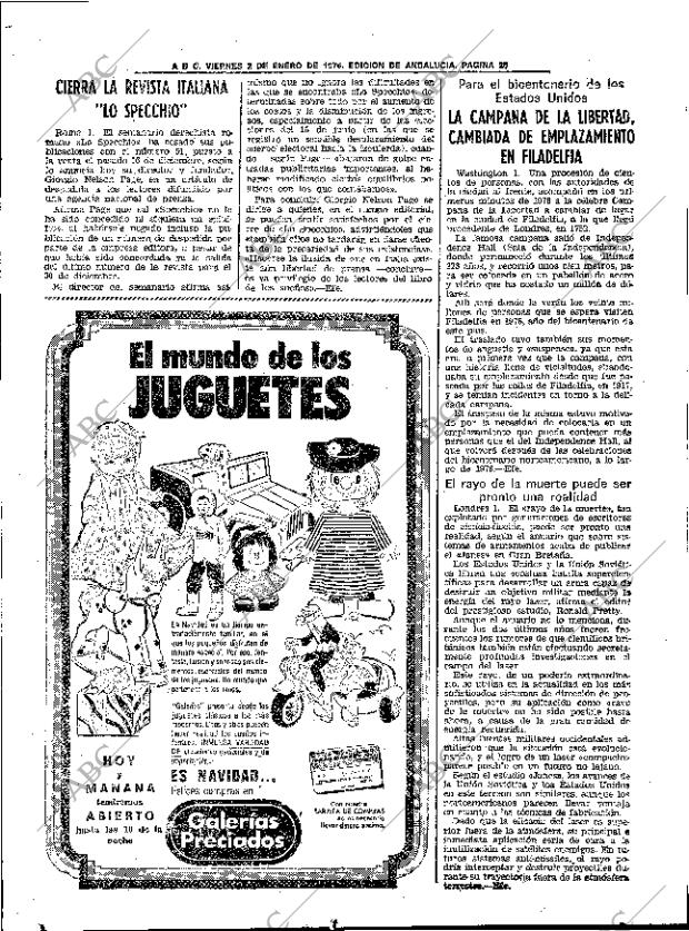 ABC SEVILLA 02-01-1976 página 55