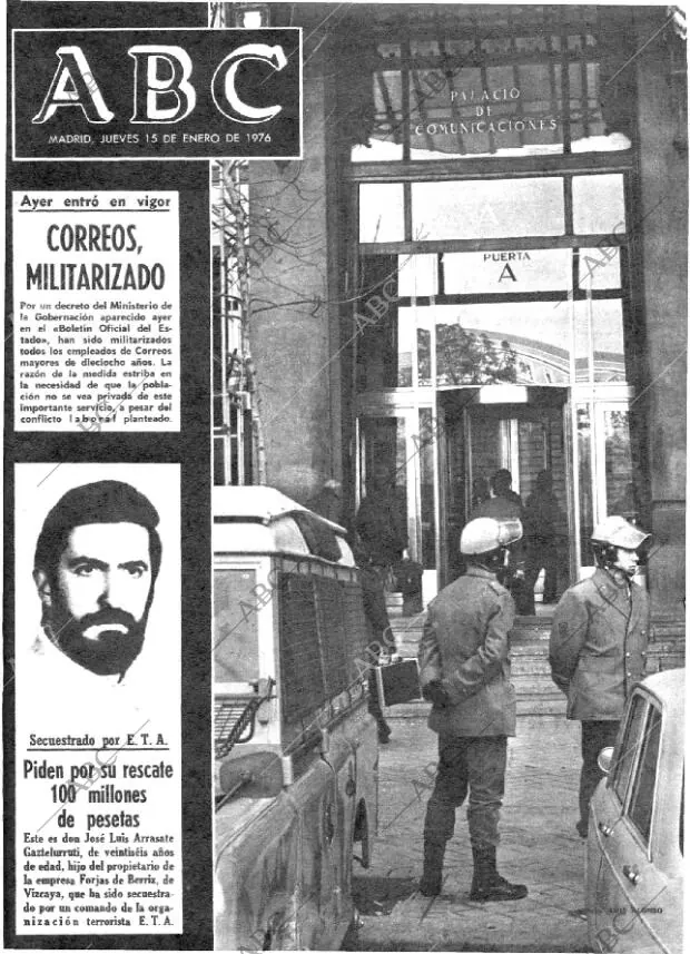 ABC MADRID 15-01-1976 página 1