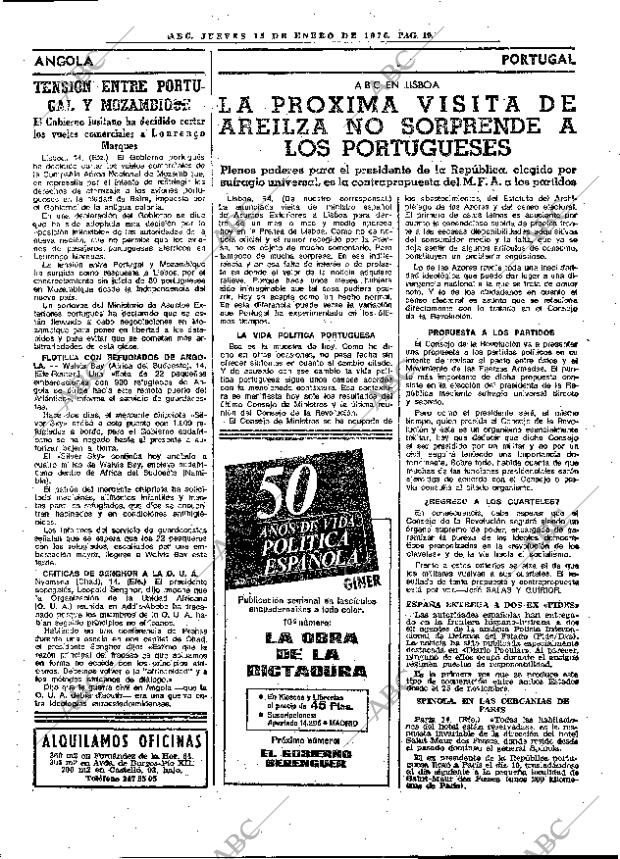 ABC MADRID 15-01-1976 página 31