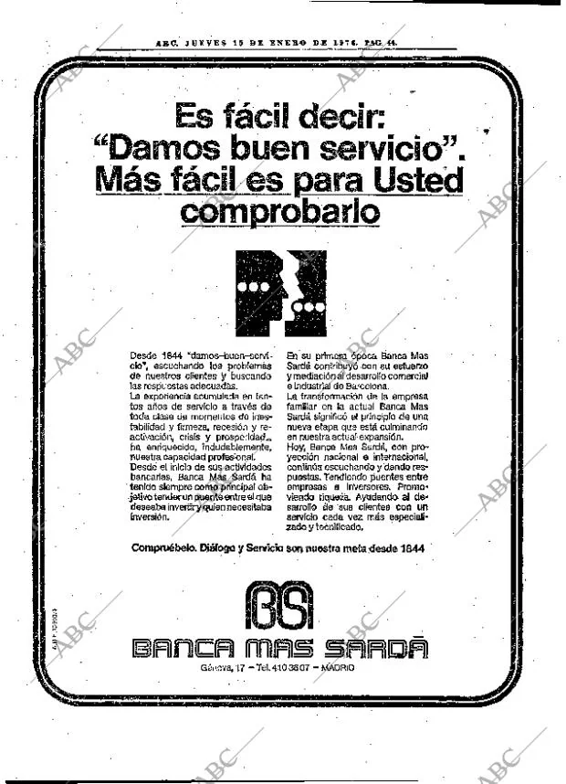 ABC MADRID 15-01-1976 página 56