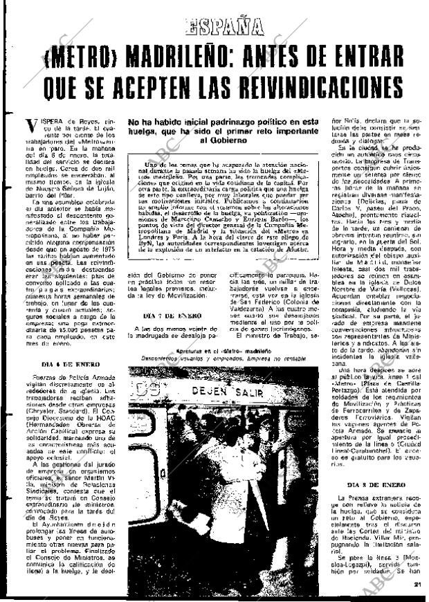 BLANCO Y NEGRO MADRID 17-01-1976 página 21