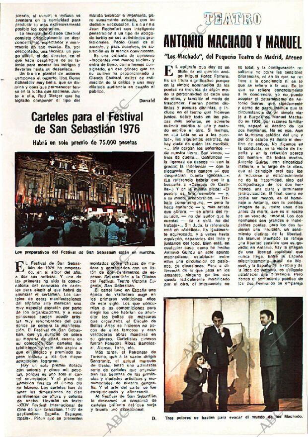 BLANCO Y NEGRO MADRID 17-01-1976 página 55