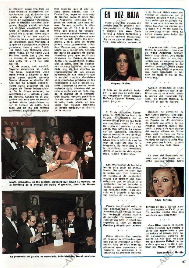 BLANCO Y NEGRO MADRID 17-01-1976 página 57