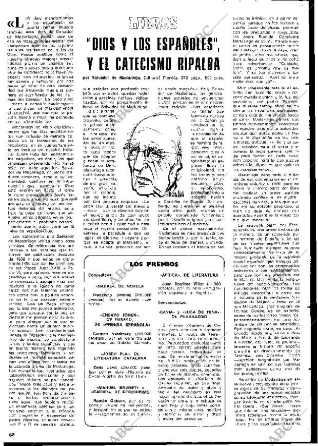 BLANCO Y NEGRO MADRID 17-01-1976 página 62