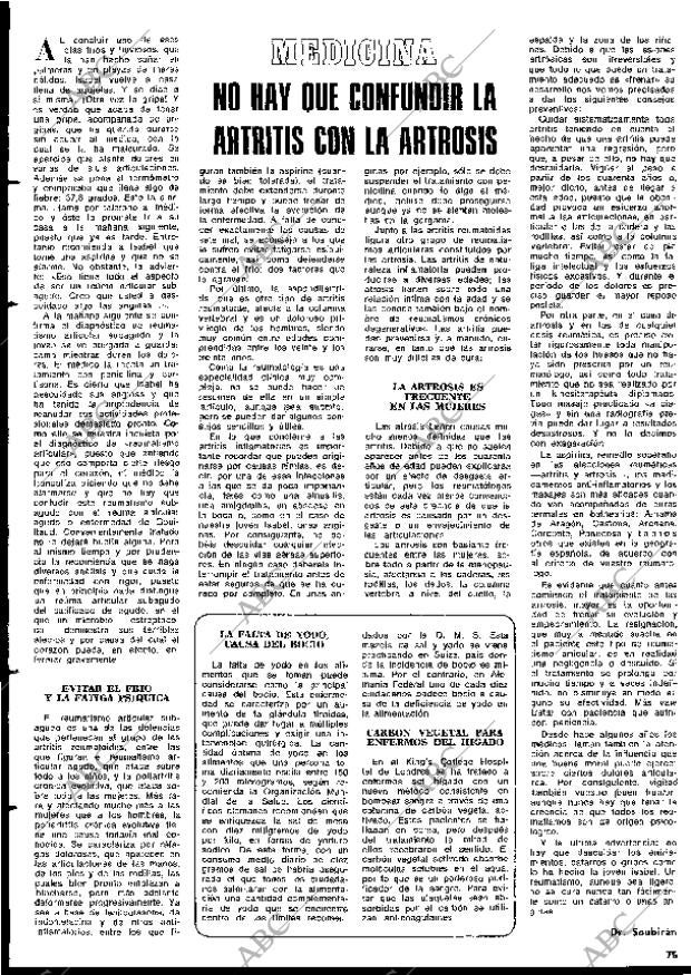 BLANCO Y NEGRO MADRID 17-01-1976 página 75