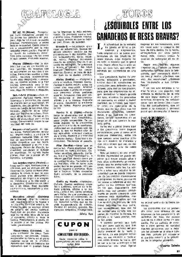 BLANCO Y NEGRO MADRID 17-01-1976 página 81