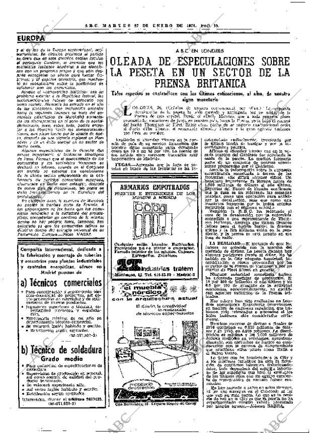 ABC MADRID 27-01-1976 página 32