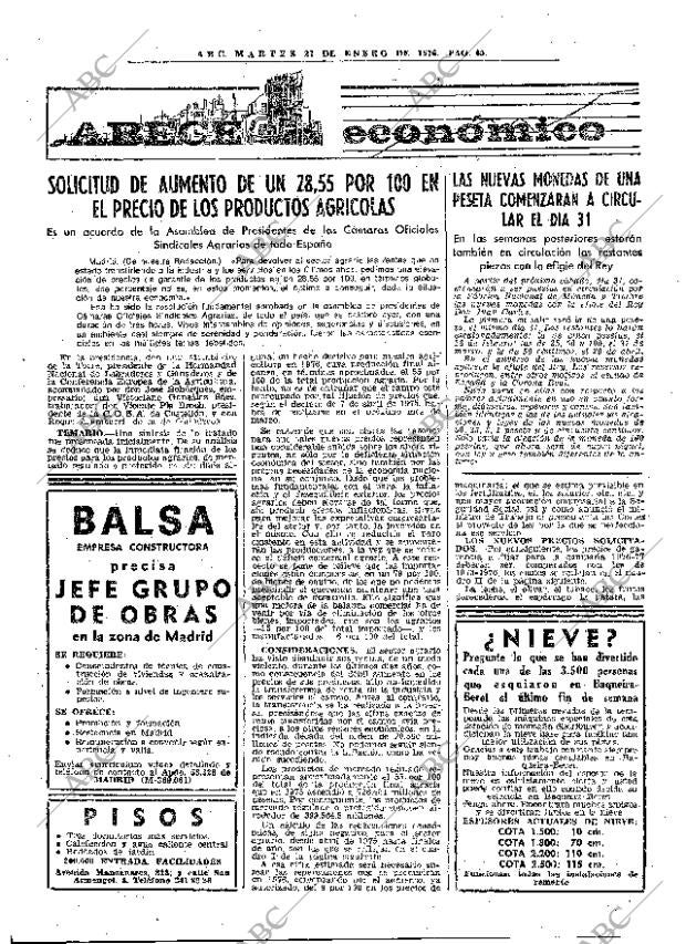 ABC MADRID 27-01-1976 página 57