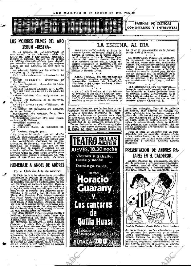 ABC MADRID 27-01-1976 página 82