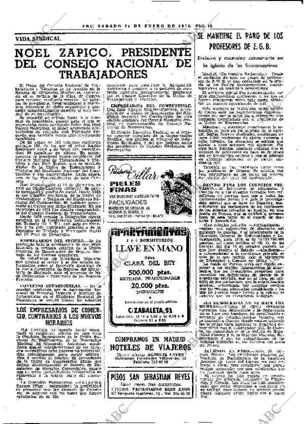 ABC MADRID 31-01-1976 página 24