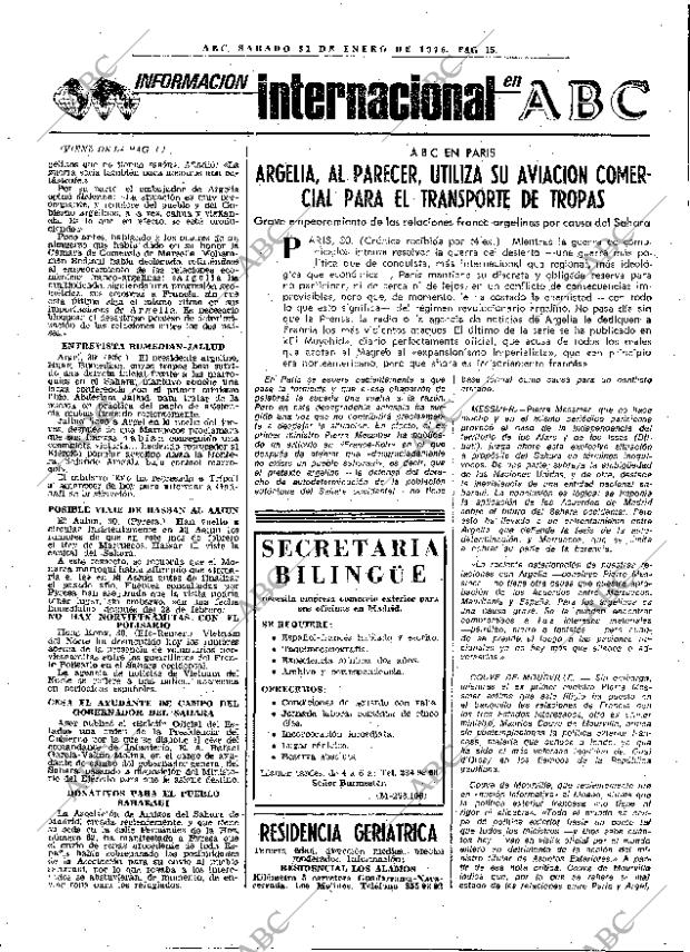 ABC MADRID 31-01-1976 página 27