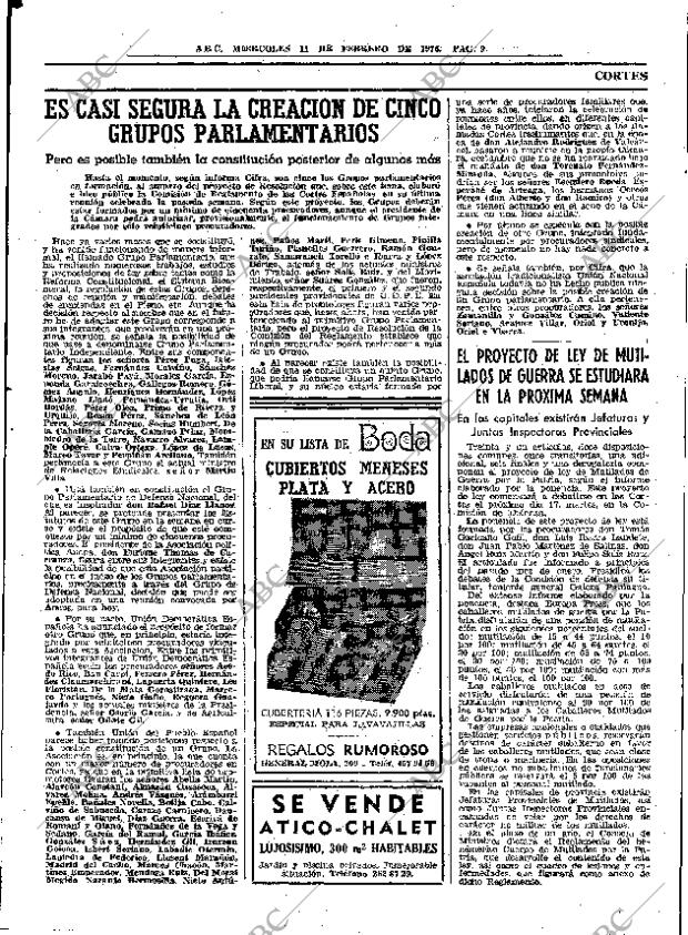 ABC MADRID 11-02-1976 página 23
