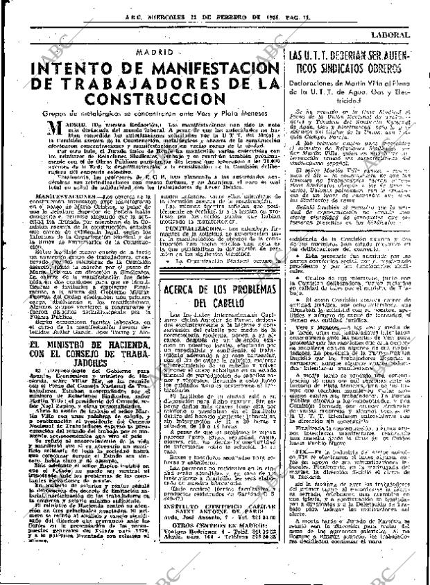 ABC MADRID 11-02-1976 página 25