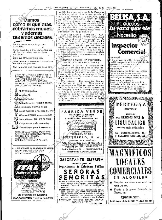 ABC MADRID 11-02-1976 página 38